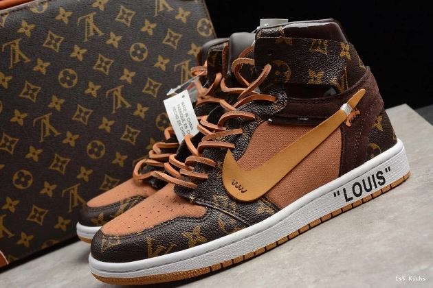 x Air AJ1 1 Jordan OW AQ0818-158 Off-Louis 0816
